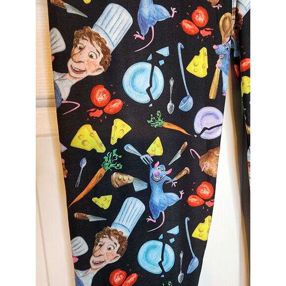 Womens Ratatouille Leggings Sz S Lost Princess Apparel - Picture 3 of 6
